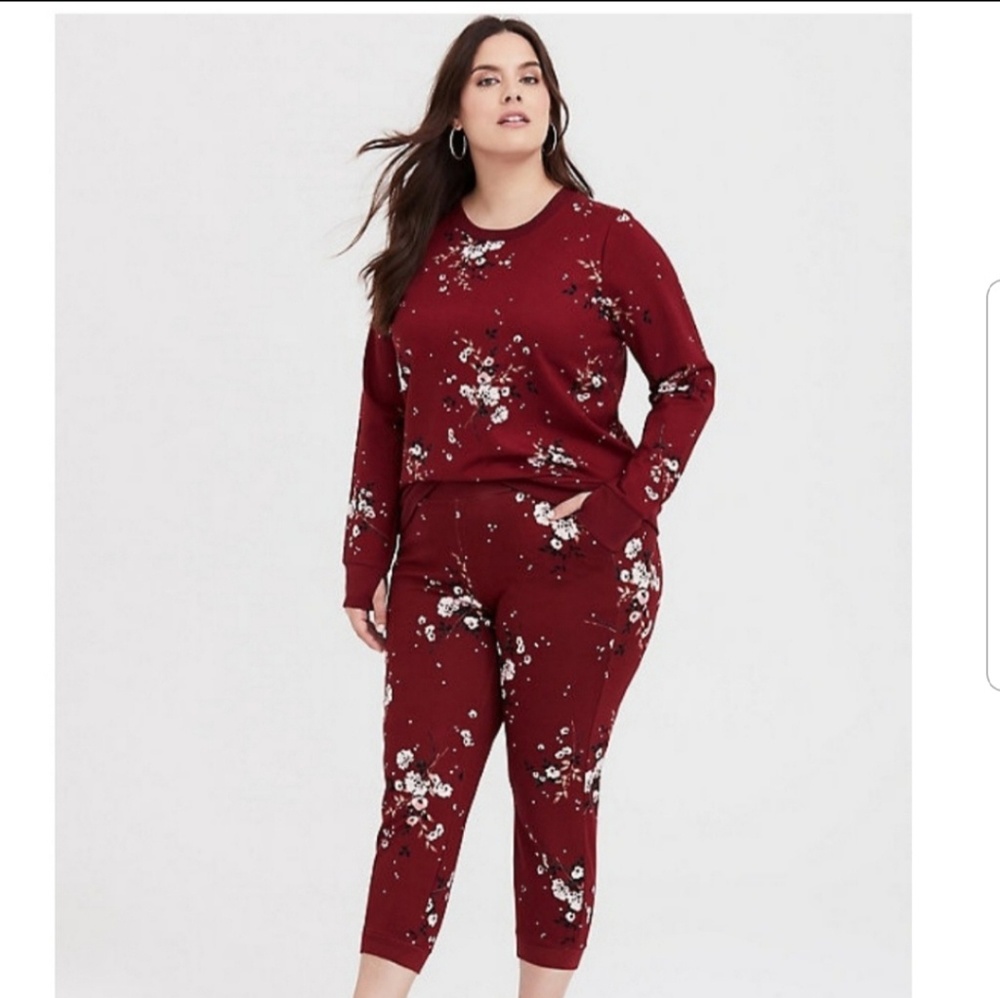 Floral jogger set